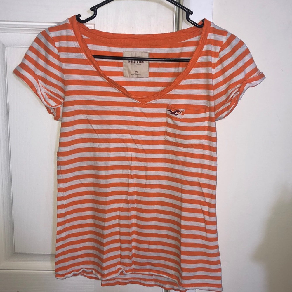 Striped Hollister shirt with pocket